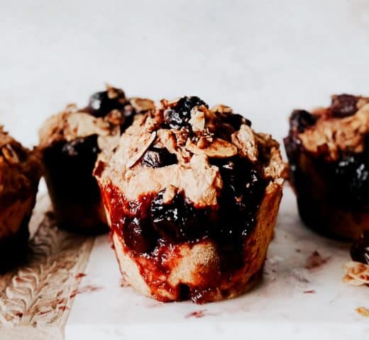 Fresh Cherry Muffins
